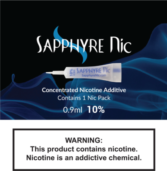 SPH-BLUE-Sapphyre Nic Pack-0.9mL-100mg