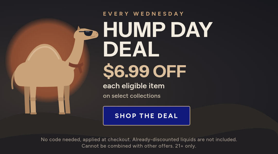 Hump Day Deal every Wednesday: $6.99 off each eligible item on select collections. Already-discounted liquids not included. 21+ only.