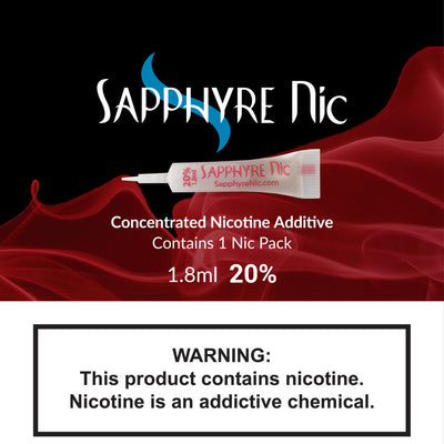 Sapphyre Nic -20% Liquid Additive RED - NIXLIQUID.com